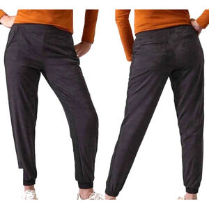 Athleta Brooklyn Lined Joggers sz 2 Pant Legging Black Camo Worn once Excellent